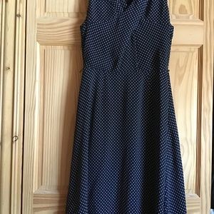 Navy blue/white dress